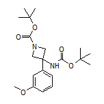 N,1-二-Boc-3-氨基-3-(3-甲氧基苯基)氮杂环丁烷