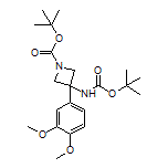 N,1-二-Boc-3-氨基-3-(3,4-二甲氧基苯基)氮杂环丁烷