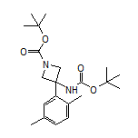 N,1-二-Boc-3-氨基-3-(2,5-二甲基苯基)氮杂环丁烷