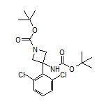 N,1-二-Boc-3-氨基-3-(2,6-二氯苯基)氮杂环丁烷