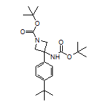 N,1-二-Boc-3-氨基-3-[4-(叔丁基)苯基]氮杂环丁烷