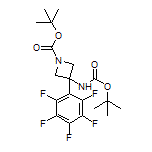 N,1-二-Boc-3-氨基-3-(五氟苯基)氮杂环丁烷