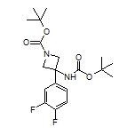 N,1-二-Boc-3-氨基-3-(3,4-二氟苯基)氮杂环丁烷
