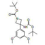 N,1-二-Boc-3-氨基-3-(3,5-二甲氧基苯基)氮杂环丁烷