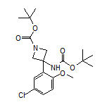 N,1-二-Boc-3-氨基-3-(5-氯-2-甲氧基苯基)氮杂环丁烷