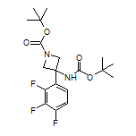 N,1-二-Boc-3-氨基-3-(2,3,4-三氟苯基)氮杂环丁烷