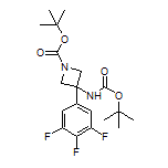 N,1-二-Boc-3-氨基-3-(3,4,5-三氟苯基)氮杂环丁烷