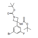 3-(3-溴-5-氟苯基)-N,1-二-Boc-3-氨基氮杂环丁烷