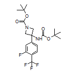 N,1-二-Boc-3-氨基-3-[3-氟-4-(三氟甲基)苯基]氮杂环丁烷