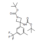 N,1-二-Boc-3-氨基-3-[3-甲基-5-(三氟甲基)苯基]氮杂环丁烷