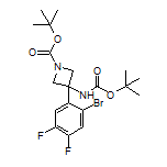 3-(2-溴-4,5-二氟苯基)-N,1-二-Boc-3-氨基氮杂环丁烷