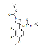 N,1-二-Boc-3-氨基-3-(2,3-二氟-4-甲氧基苯基)氮杂环丁烷