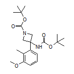 N,1-二-Boc-3-氨基-3-(3-甲氧基-2-甲基苯基)氮杂环丁烷