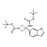 3-(6-苯并噻吩基)-N,1-二-Boc-3-氨基氮杂环丁烷