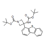 N,1-二-Boc-3-氨基-3-(二苯并[b,d]噻吩-4-基)氮杂环丁烷