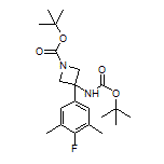 N,1-二-Boc-3-氨基-3-(4-氟-3,5-二甲基苯基)氮杂环丁烷
