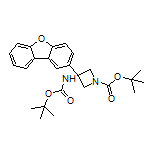 N,1-二-Boc-3-氨基-3-(二苯并[b,d]呋喃-2-基)氮杂环丁烷