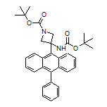 N,1-二-Boc-3-氨基-3-(10-苯基-9-蒽基)氮杂环丁烷