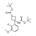 N,1-二-Boc-3-氨基-3-(2-氟-3-甲氧基苯基)氮杂环丁烷