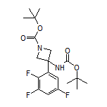 N,1-二-Boc-3-氨基-3-(2,3,5-三氟苯基)氮杂环丁烷