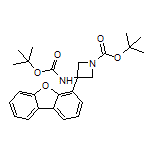 N,1-二-Boc-3-氨基-3-(二苯并[b,d]呋喃-4-基)氮杂环丁烷