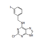 2-氯-N-(3-碘苄基)-9H-嘌呤-6-胺