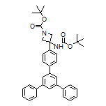 N,1-二-Boc-3-氨基-3-(5’-苯基-[1,1’:3’,1’’-三联苯]-4-基)氮杂环丁烷