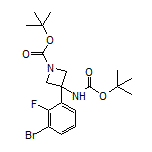 3-(3-溴-2-氟苯基)-N,1-二-Boc-3-氨基氮杂环丁烷