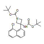 N,1-二-Boc-3-氨基-3-(8-氯-1-萘基)氮杂环丁烷