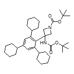 N,1-二-Boc-3-氨基-3-(2,4,6-三环己基苯基)氮杂环丁烷