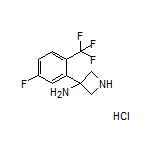 3-氨基-3-[5-氟-2-(三氟甲基)苯基]氮杂环丁烷盐酸盐