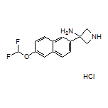 3-氨基-3-[6-(二氟甲氧基)-2-萘基]氮杂环丁烷盐酸盐