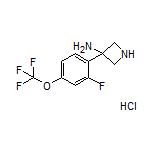 3-氨基-3-[2-氟-4-(三氟甲氧基)苯基]氮杂环丁烷盐酸盐