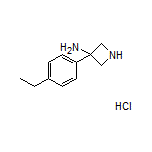3-氨基-3-(4-乙基苯基)氮杂环丁烷盐酸盐