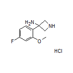 3-氨基-3-(4-氟-2-甲氧基苯基)氮杂环丁烷盐酸盐
