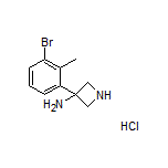 3-氨基-3-(3-溴-2-甲基苯基)氮杂环丁烷盐酸盐