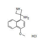 3-氨基-3-(4-甲氧基-1-萘基)氮杂环丁烷盐酸盐