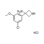 3-氨基-3-(3-氯-5-甲氧基苯基)氮杂环丁烷盐酸盐