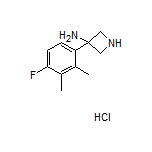 3-氨基-3-(4-氟-2,3-二甲基苯基)氮杂环丁烷盐酸盐