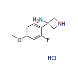 3-氨基-3-(2-氟-4-甲氧基苯基)氮杂环丁烷盐酸盐