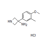 3-氨基-3-(4-甲氧基-3-甲基苯基)氮杂环丁烷盐酸盐