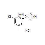 3-氨基-3-(3-氯-5-甲基苯基)氮杂环丁烷盐酸盐