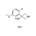 3-氨基-3-(2-氟-5-甲氧基苯基)氮杂环丁烷 盐酸盐