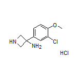 3-氨基-3-(3-氯-4-甲氧基苯基)氮杂环丁烷盐酸盐