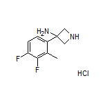 3-氨基-3-(3,4-二氟-2-甲基苯基)氮杂环丁烷盐酸盐