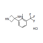 3-氨基-3-[2-甲基-3-(三氟甲基)苯基]氮杂环丁烷盐酸盐