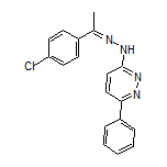3-[2-[1-(4-氯苯基)亚乙基]肼基]-6-苯基哒嗪