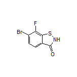 6-溴-7-氟苯并[d]异噻唑-3(2H)-酮