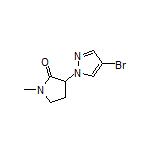 3-(4-溴-3-吡唑基)-1-甲基吡咯烷-2-酮