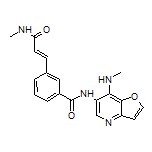 (E)-3-[3-(甲氨基)-3-氧代-1-丙烯基]-N-[7-(甲氨基)呋喃并[3,2-b]吡啶-6-基]苯甲酰胺